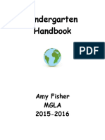 Kindergarten Handbook