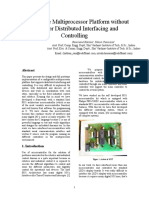 Configurable Multiprocessor Platform Without RTOS For Distributed Interfacing and Controlling