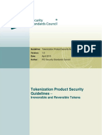 Tokenization Product Security Guidelines