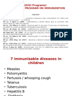 (DOH Programs) A. Expanded Program On Immunization: Legal Basis