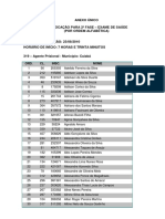 Convocacao Exame Saude