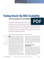 Testing Oracle 10 Rac Scalability: On Dell Poweredge Servers and Dell/Emc Storage