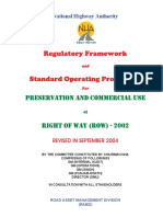 Regulatory Framework A SOP For Commercial Use of ROW 2