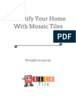 Beautify Your Home With Mosaic Tiles