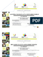 CERTIFICADOS