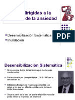 Técnicas Dirigidas A La Reducción de La Ansiedad