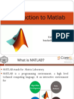 Matlab Introduction