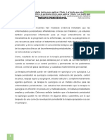 Tecnicas Quirurgicas y No Quirurgicas en Terapia Periodontal