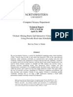 Computer Science Department: Vsched: Mixing Batch and Interactive Virtual Machines Using Periodic Real-Time Scheduling