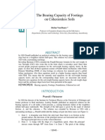 The Bearing Capacity of Footings On Coarse Soils