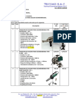 Cotizacion de Maquinas para Soldar Geomembranas - Mainin S.R.L.