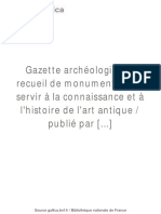 Gazette Archéologique - Recueil de (... ) Bpt6k5730056w