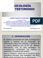 Psicologia Del Testimonio