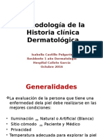 Metodología de La Historia Clínica Dermatológica