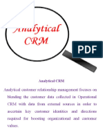 Analytical CRM