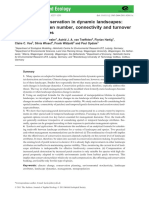 Biodiversity Conservation in Dynamic Landscapes: Trade-Offs Between Number, Connectivity and Turnover of Habitat Patches