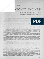 Diálogo Con José Antonio Encinas