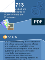 "Code of Conduct and Ethical Standards For Public Officials and Employees