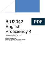 RI BIU2042 English Proficiency 4 Latest