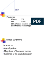 Hyperthyroidism: Prevalence Women 2% Men 0.2% 15% of Cases Occur in Patients Older Than 60 Years of Age