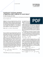 Semiclassical Variational Calculation of Liquid-Drop Model Coefficients For Metal Clusters