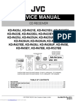 Service Manual: CD Receiver