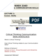 Critical Thinking Communication Skills