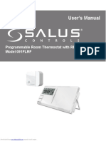 User's Manual: Programmable Room Thermostat With RF (Volt Free) Model 091FLRF