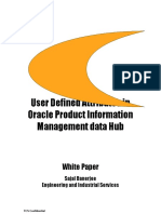 User Defined Attributes in Oracle PIM