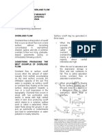 Generation of Overland Flow