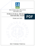 DNV - Structure Design of Offshore Ships PDF