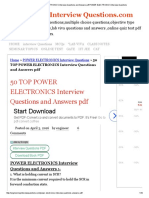 50 TOP POWER ELECTRONICS Interview Questions and Answers PDF POWER ELECTRONICS Interview Questions PDF