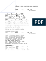 In Christ Alone Chord Sheet