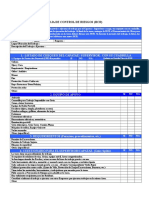 Hoja de Control de Riesgos (HCR) : 1.-Listado de Chequeo Del Capataz / Supervisor, Con Su Cuadrilla