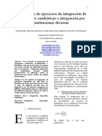 Ejercicios de Integración de Expresiones Cuadráticas GRUPO N 4