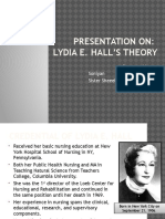 Lydia E Hall's Theory (Nov 06)