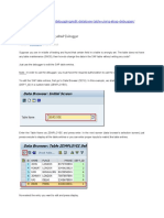 How To Edit Sap Tables