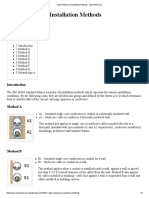 Cable Reference Installation Methods - Open Electrical