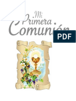 Folleto de Primera Comunion