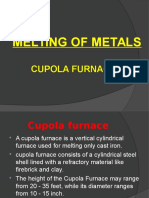 Melting of Metals: Cupola Furnace