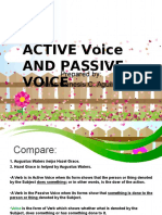 Active and Passive Voice