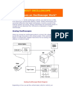 About Oscilloscope Functioning