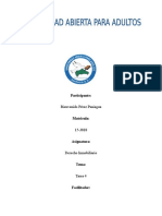 Derecho Inmobiliario. Tarea 5