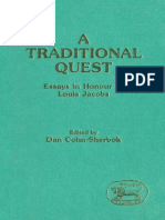 Daniel C. Cohn-Sherbok A Traditional Quest Essays in Honor of Louis Jacobs JSOT Supplement 1991 PDF