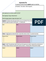 Argumentation Plan For History Fair