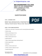 CE6603-Design of Steel Structures