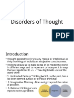 Disorders of Thought