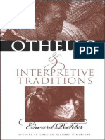 Edward Pechter 'Othello'' and Interpretive Traditions (Studies Theatre Hist & Culture)