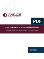 Itil and TOGAF 9.1: Two Frameworks: Tom Van Sante and Jeroen Ermers, KPN IT Solutions