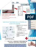 Preanalitica en Gasometria Arterial